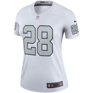 Women's Nike Josh Jacobs White Las Vegas Raiders Color Rush Legend Player Jersey