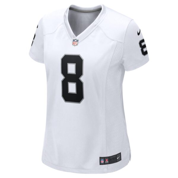 Women's Las Vegas Raiders Josh Jacobs Nike White Game Player Jersey