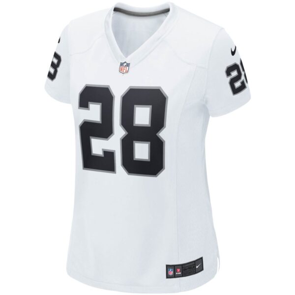 Josh Jacobs Las Vegas Raiders Nike Women's Player Game Team Jersey - White