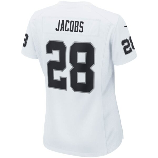 Josh Jacobs Las Vegas Raiders Nike Women's Player Game Team Jersey - White