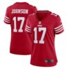 Women's San Francisco 49ers Josh Johnson Nike Scarlet Home Game Player Jersey