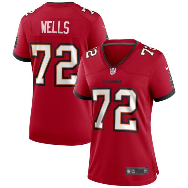 Women's Tampa Bay Buccaneers Josh Wells Nike Red Game Jersey