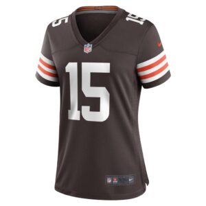 Women's Cleveland Browns Joshua Dobbs Nike Brown Game Jersey