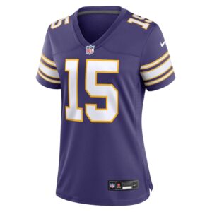 Joshua Dobbs Minnesota Vikings Nike Women's Alternate Game Jersey - Purple