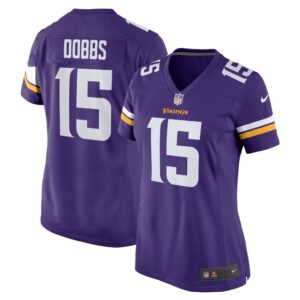 Joshua Dobbs Minnesota Vikings Nike Women's Game Jersey - Purple