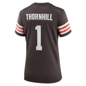 Juan Thornhill Cleveland Browns Nike Women's Team Game Jersey - Brown