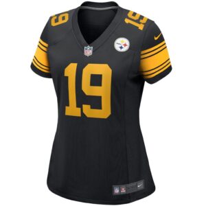 Women's Nike JuJu Smith-Schuster Black Pittsburgh Steelers Alternate Game Player Jersey