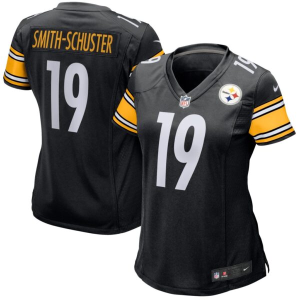 Women's Nike JuJu Smith-Schuster Black Pittsburgh Steelers Game Player Jersey