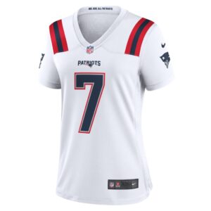 Women's New England Patriots JuJu Smith-Schuster Nike White Game Player Jersey