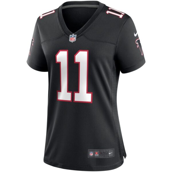 Women's Atlanta Falcons Julio Jones Nike Black Throwback Game Jersey