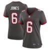 Women's Tampa Bay Buccaneers Julio Jones Nike Pewter Player Game Jersey