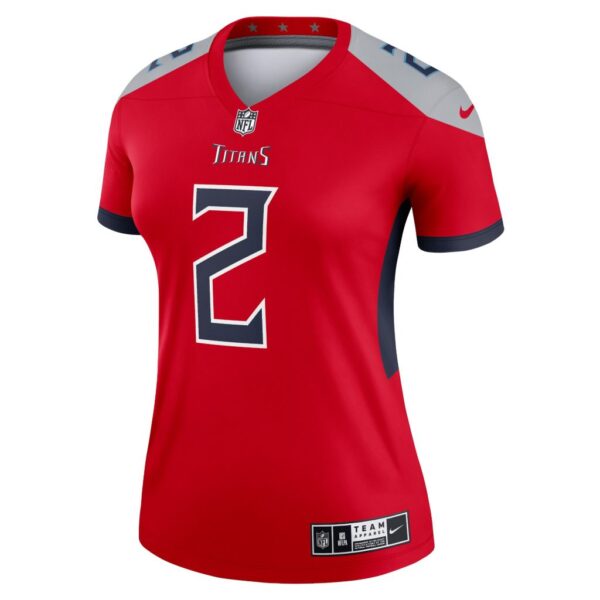 Women's Tennessee Titans Julio Jones Nike Red Inverted Legend Jersey