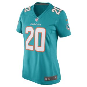 Women's Miami Dolphins Justin Bethel Nike Aqua Game Player Jersey