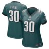 Women's Philadelphia Eagles Justin Evans Nike Midnight Green Game Player Jersey