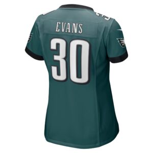 Women's Philadelphia Eagles Justin Evans Nike Midnight Green Game Player Jersey