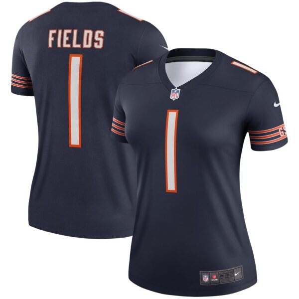 Women's Chicago Bears Justin Fields Nike Navy Legend Jersey