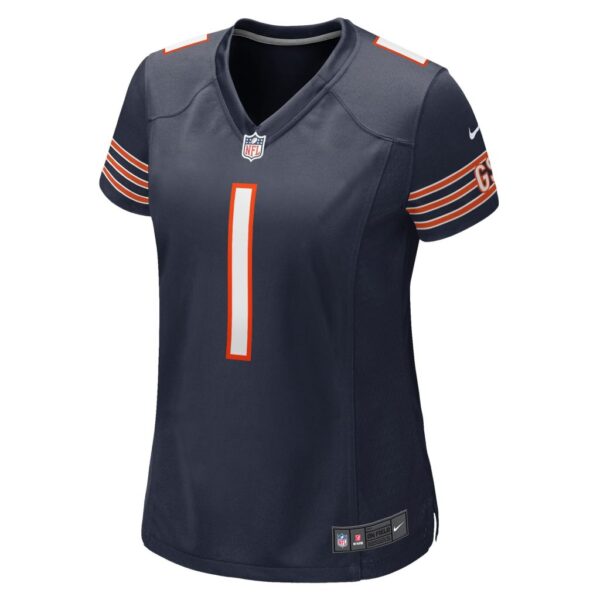 Women's Chicago Bears Justin Fields Nike Navy Player Game Jersey