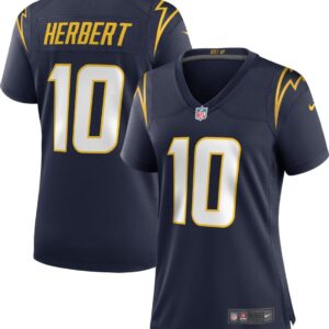 Women's Nike Justin Herbert Navy Los Angeles Chargers Alternate Game Jersey