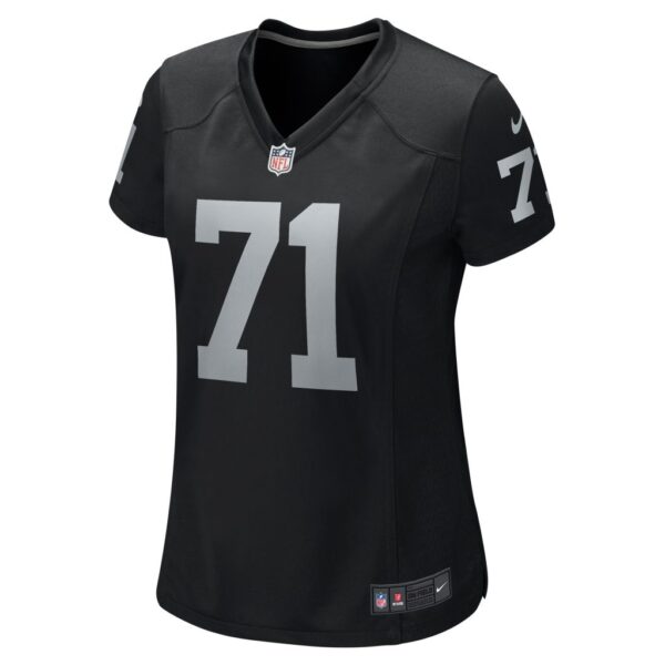 Justin Herron Las Vegas Raiders Nike Women's Team Game Jersey - Black