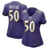 Women's Baltimore Ravens Justin Houston Nike Purple Game Jersey