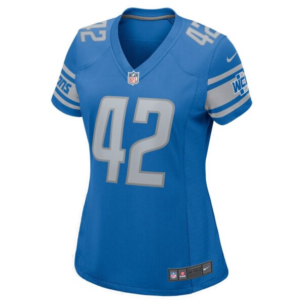 Women's Detroit Lions Justin Jackson Nike Blue Player Game Jersey