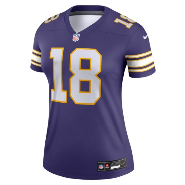 Justin Jefferson Minnesota Vikings Nike Women's Alternate Legend Jersey - Purple