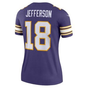 Justin Jefferson Minnesota Vikings Nike Women's Alternate Legend Jersey - Purple