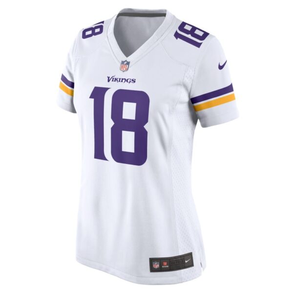 Women's Minnesota Vikings Justin Jefferson Nike White Game Jersey