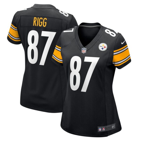 Women's Pittsburgh Steelers Justin Rigg Nike Black Game Player Jersey