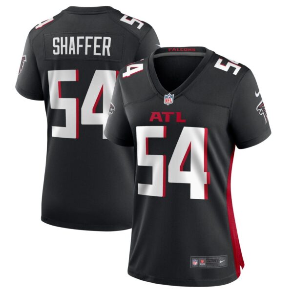 Justin Shaffer Atlanta Falcons Nike Women's Game Jersey - Black