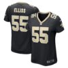 Women's New Orleans Saints Kaden Elliss Nike Black Game Jersey