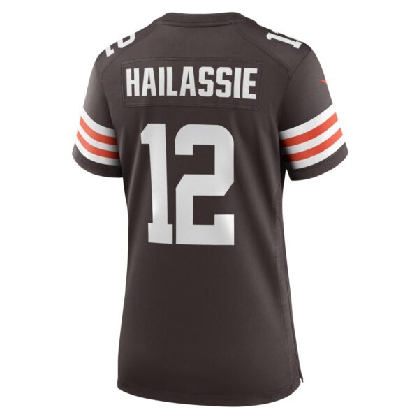 Kahlef Hailassie Cleveland Browns Nike Women's Team Game Jersey - Brown