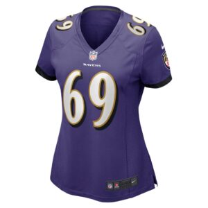 Women's Baltimore Ravens Kahlil McKenzie Nike Purple Game Jersey