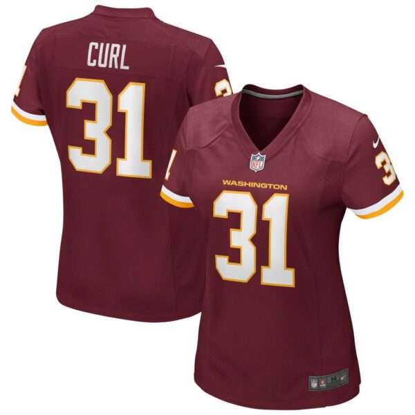 Women's Washington Football Team Kamren Curl Nike Burgundy Game Player Jersey