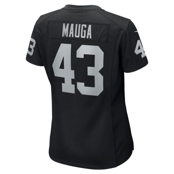 Kanai Mauga Las Vegas Raiders Nike Women's Team Game Jersey - Black