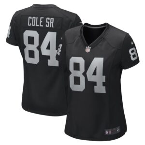 Women's Las Vegas Raiders Keelan Cole Nike Black Game Player Jersey