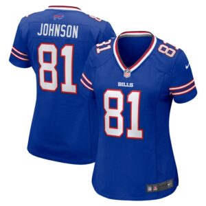 Women's Buffalo Bills KeeSean Johnson Nike Royal Game Player Jersey