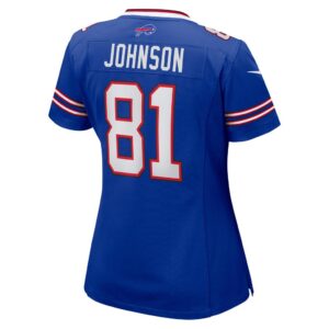 Women's Buffalo Bills KeeSean Johnson Nike Royal Game Player Jersey