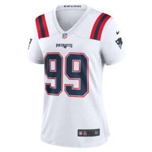 Keion White New England Patriots Nike Women's Game Jersey - White