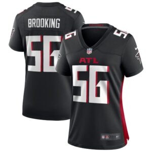 Women's Atlanta Falcons Keith Brooking Nike Black Game Retired Player Jersey