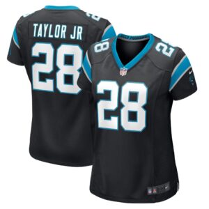 Women's Carolina Panthers Keith Taylor Jr. Nike Black Game Player Jersey