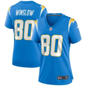 Women's Los Angeles Chargers Kellen Winslow Nike Powder Blue Game Retired Player Jersey