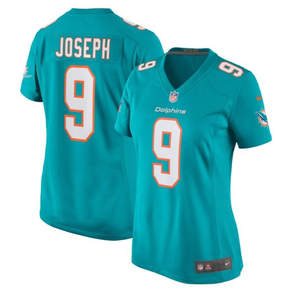 Kelvin Joseph Miami Dolphins Nike Women's Team Game Jersey - Aqua