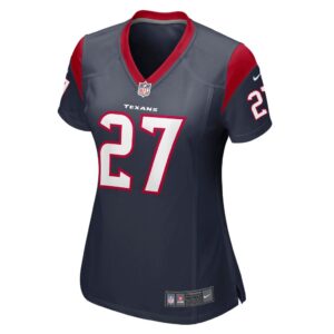 Women's Houston Texans Kendall Sheffield Nike Navy Player Game Jersey