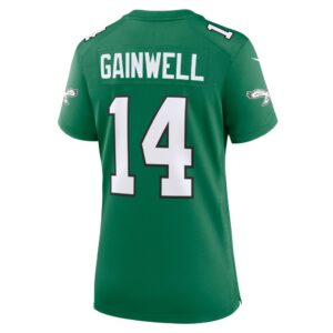 Kenneth Gainwell Philadelphia Eagles Nike Women's Alternate Game Jersey - Kelly Green