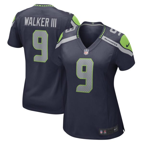 Women's Seattle Seahawks Kenneth Walker III Nike College Navy Game Player Jersey