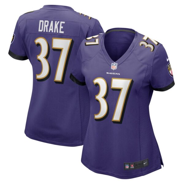 Kenyan Drake Baltimore Ravens Nike Women's Game Jersey - Purple