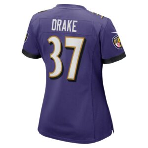 Kenyan Drake Baltimore Ravens Nike Women's Game Jersey - Purple