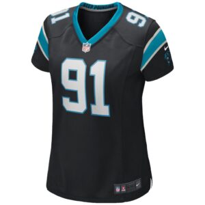 Women's Carolina Panthers Kevin Greene Nike Black Game Retired Player Jersey