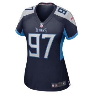 Women's Tennessee Titans Kevin Strong Nike Navy Game Player Jersey